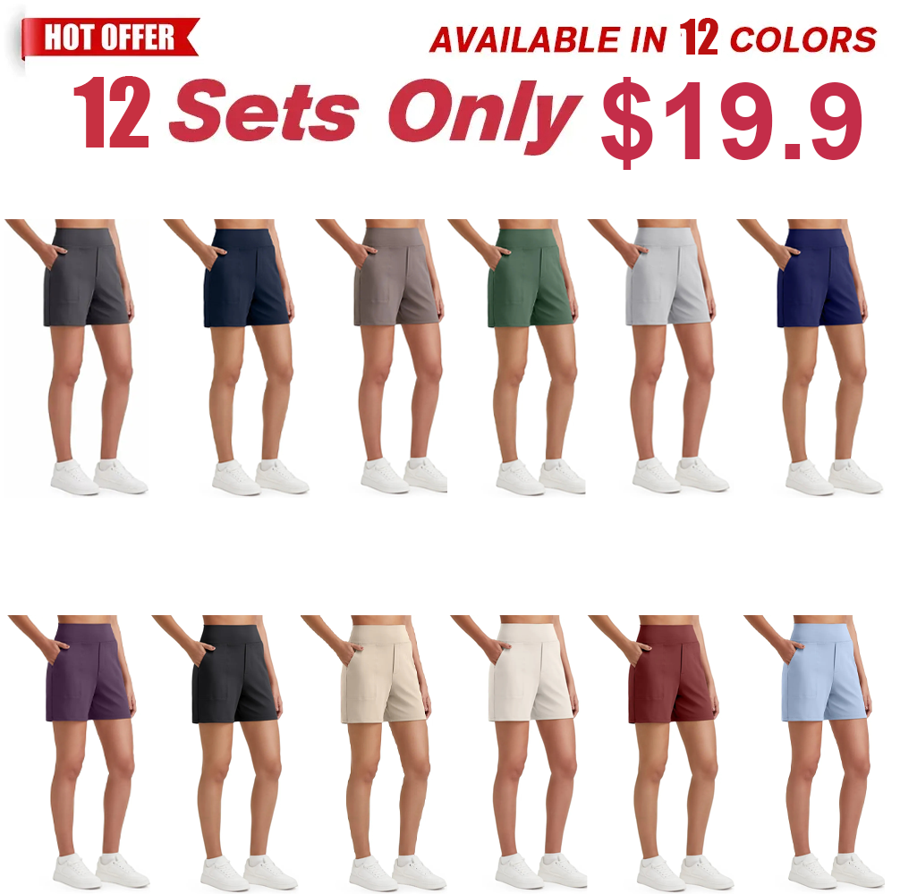 Women's Athletic Shorts High Waisted Running