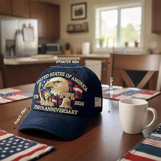 USA 250th Anniversary (1776–2026) Commemorative Baseball Cap