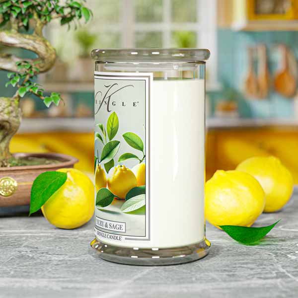 Yuzu & Sage Large Jar NEW! | Soy Candle