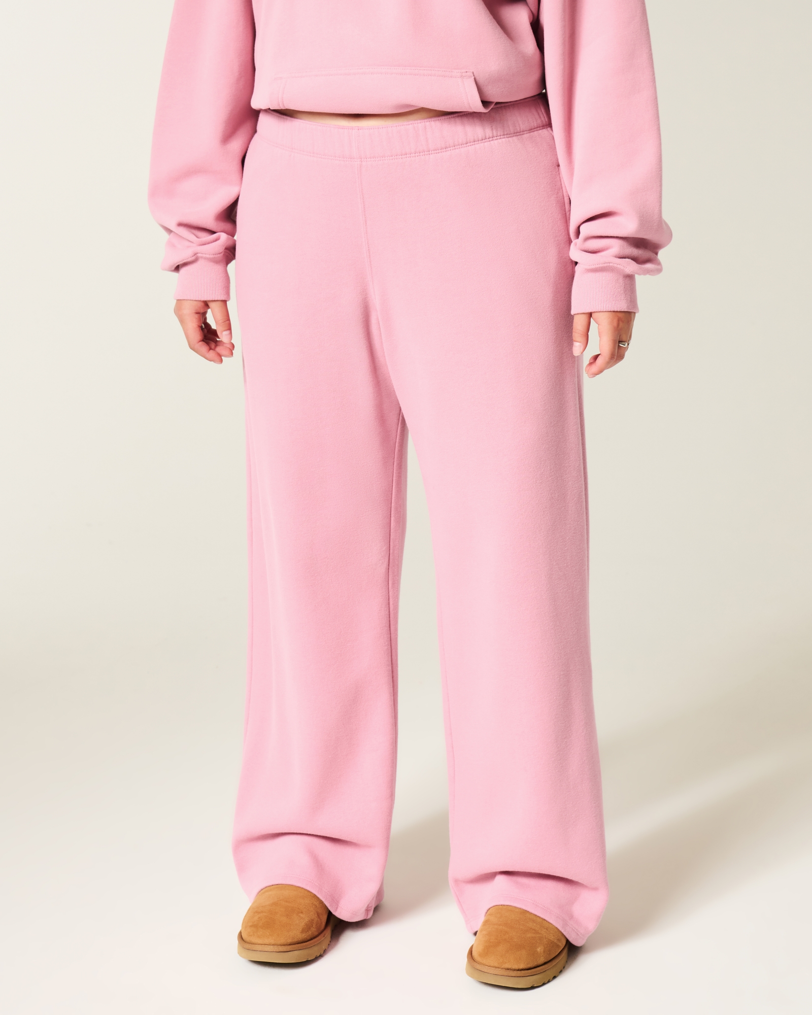 Wide-Leg Sweatpants