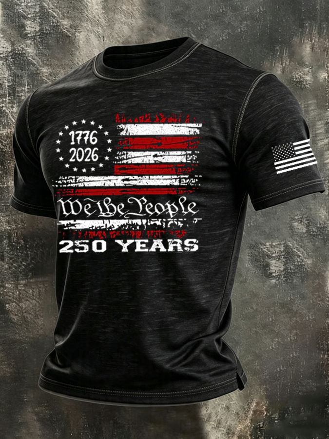 Men'S American Independence Day Casual T-Shirt