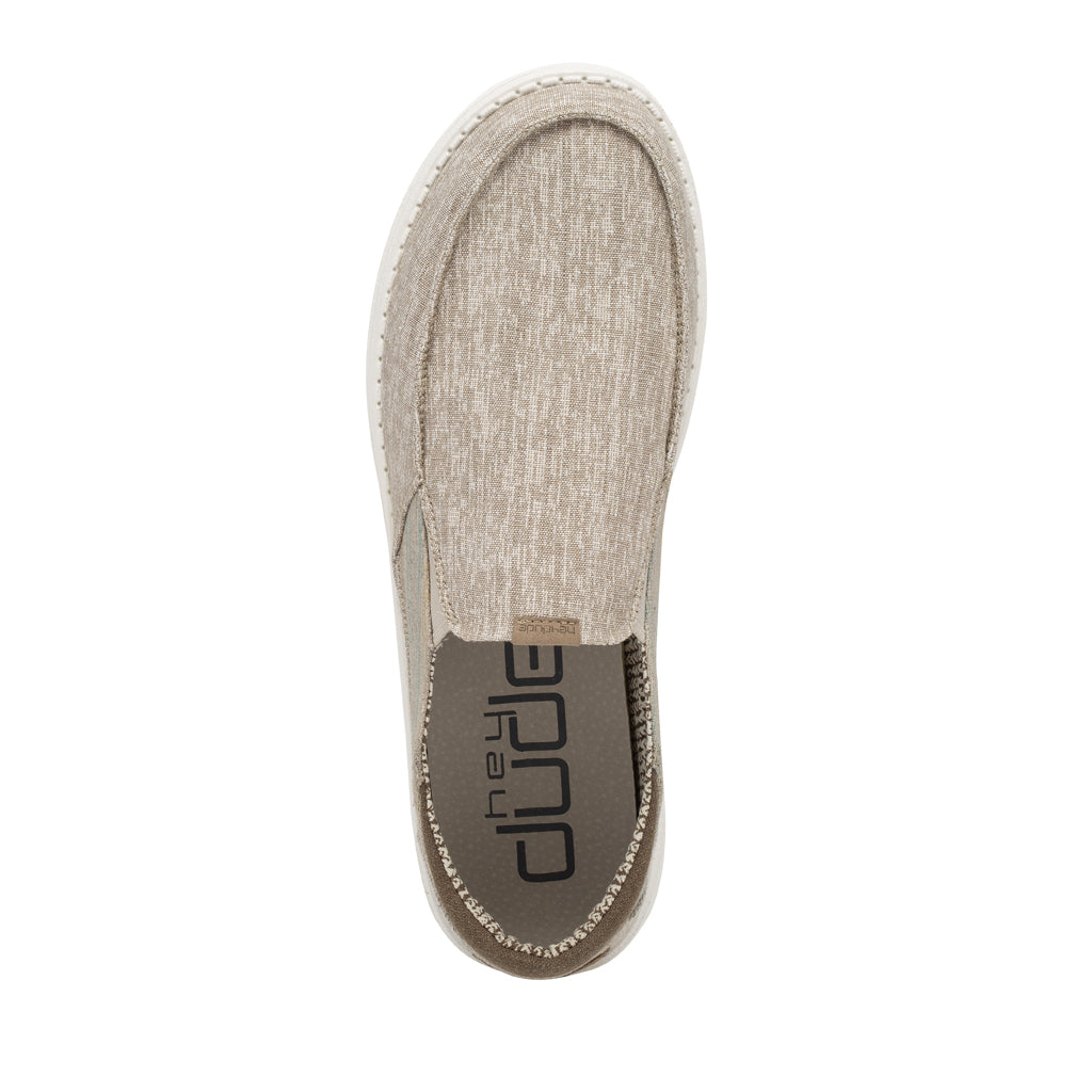 DUDE MEN'S THAD CHAMBRAY RIVERA BEIGE- 111910590