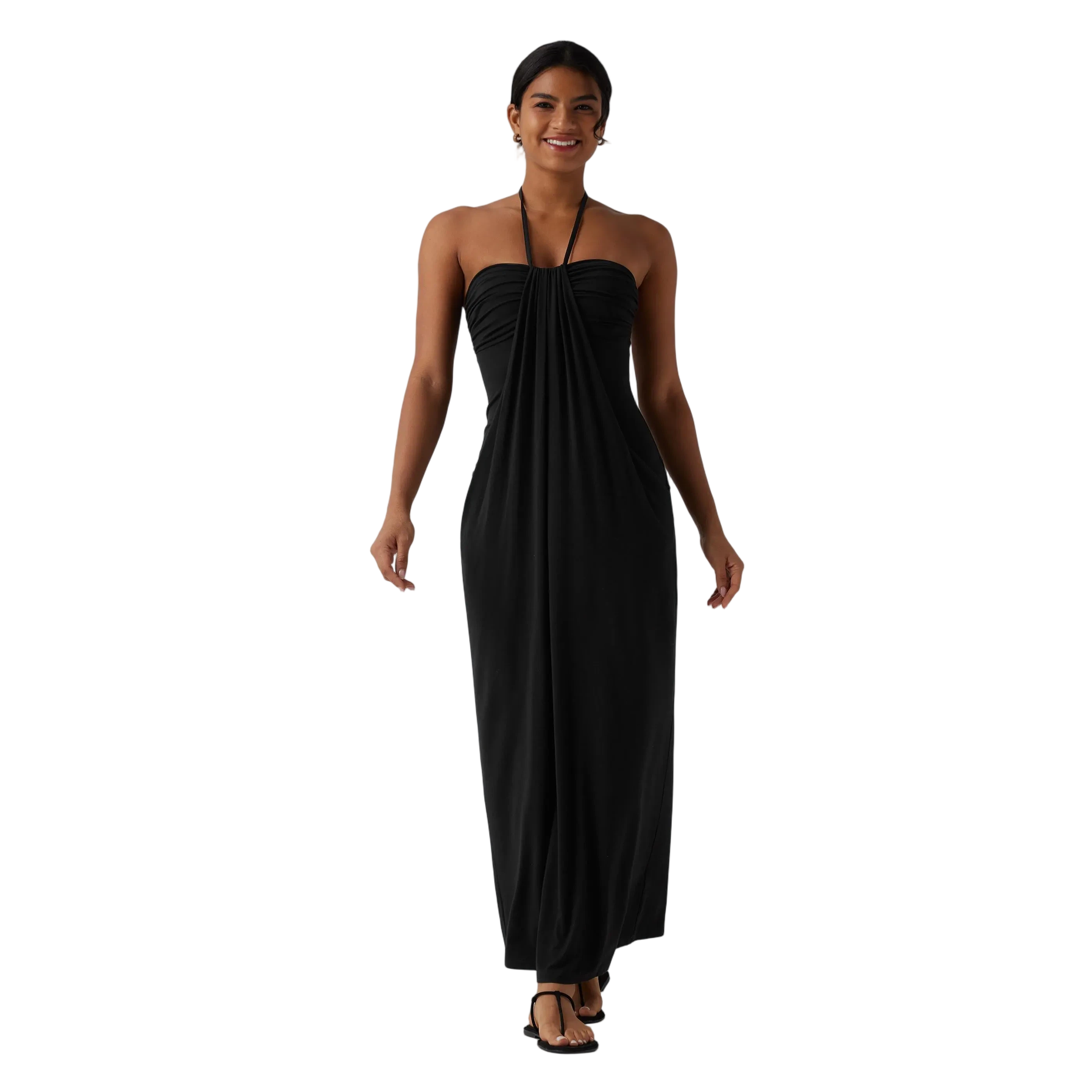 Elegant Halter Neck Maxi Dress – Effortless Style for Summer & Beyond