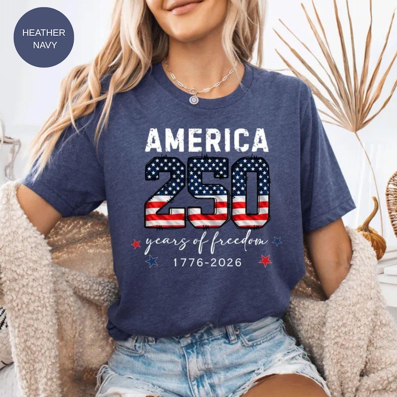United States of America 250th Anniversary Kids Shirt,250th Anniversary Tee,Patriotic Flag 4th of July Shirt,250 Years of Independence Shirt