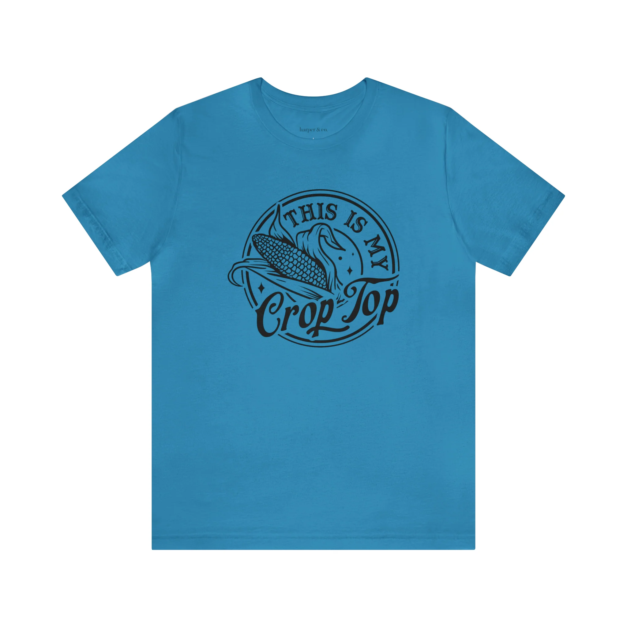 Crop Top Unisex Jersey Short Sleeve Tee