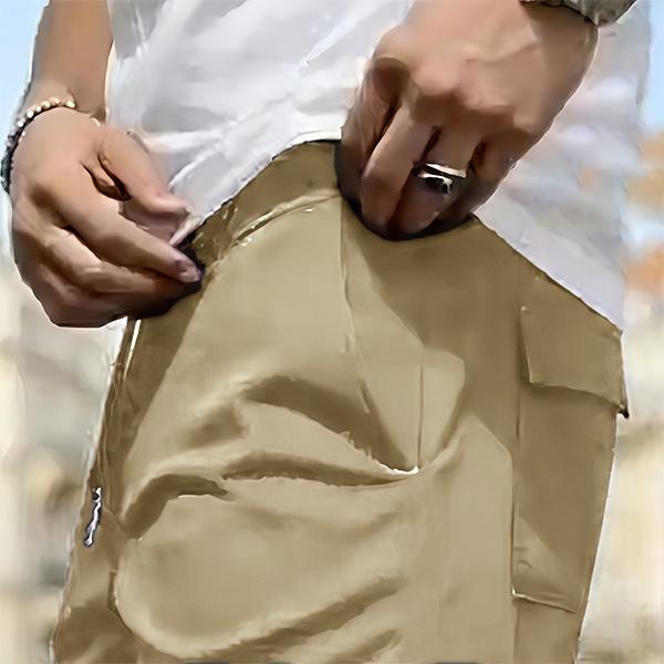 Men's Slanted Pocket Casual Shorts