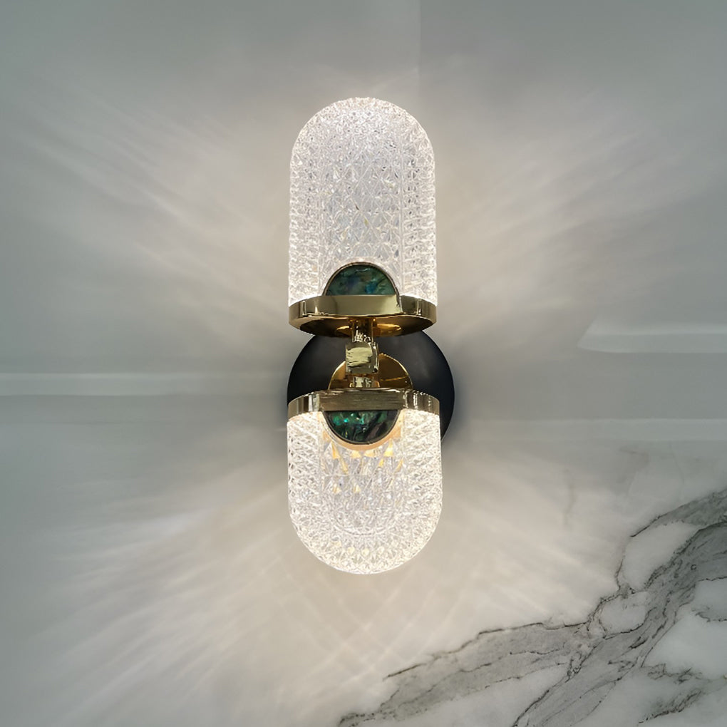 Creative Up and Down Lights Three Step Dimming Light LED Modern Wall Sconces