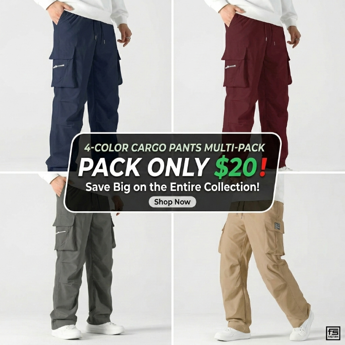 Men’s Tactical Cargo Pants – Multi-Pocket Outdoor Utility Trousers