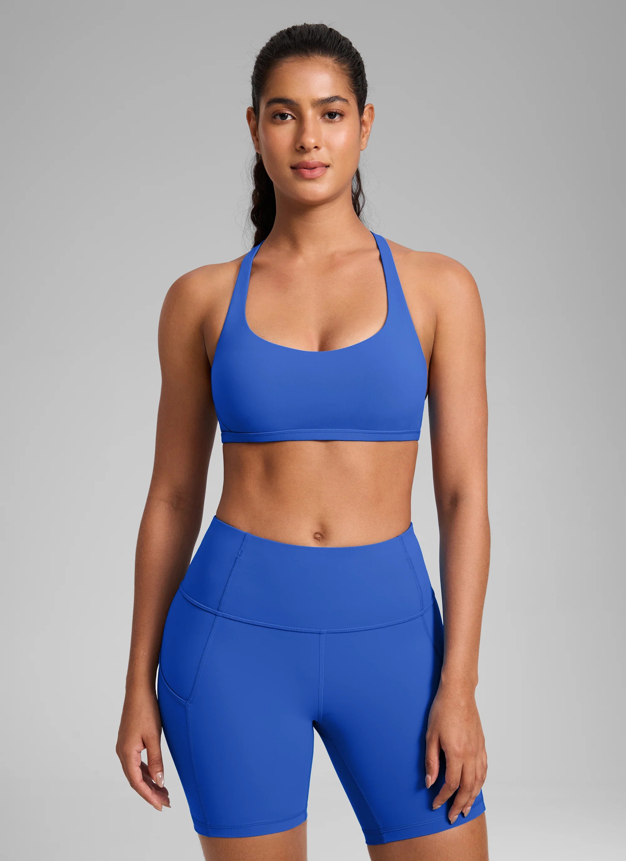 Nakedfeel Low Cut Strappy Bra (6 Straps)