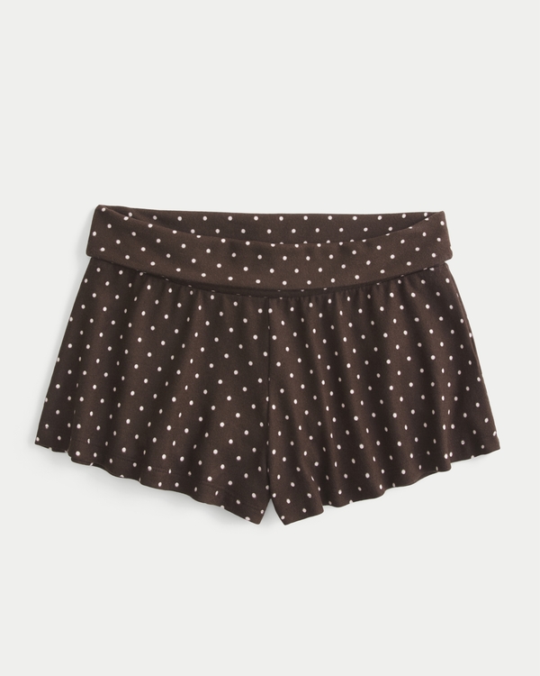 Always Cozy Foldover Flutter Shorts
