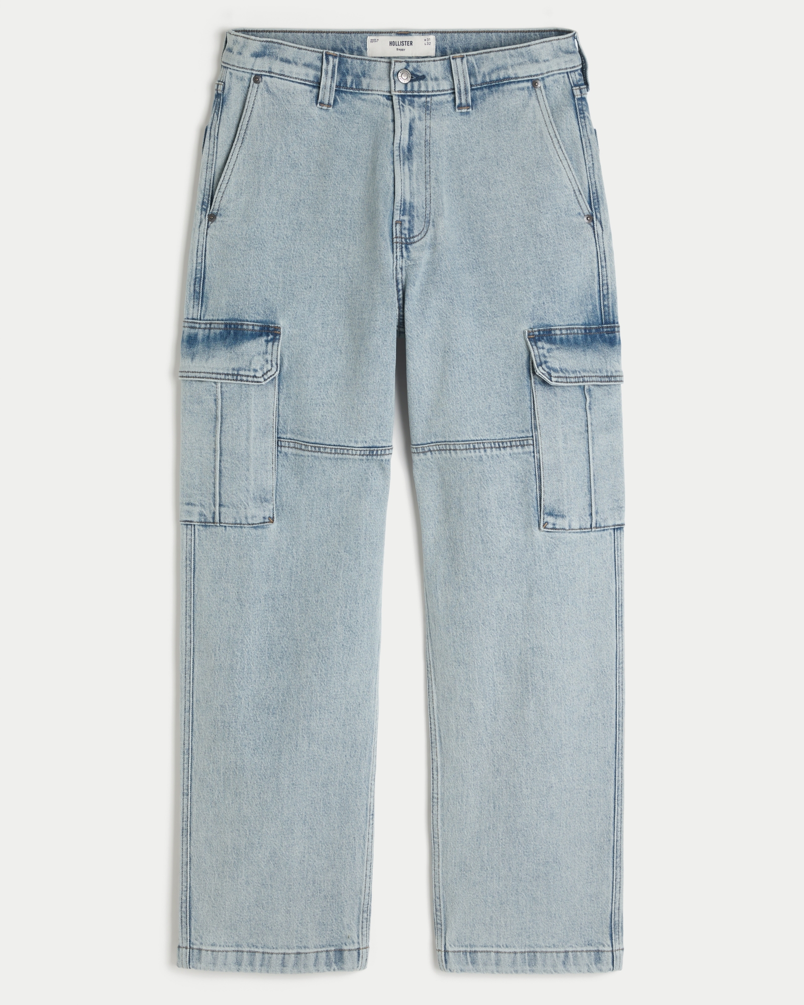 Light Wash Baggy Jeans