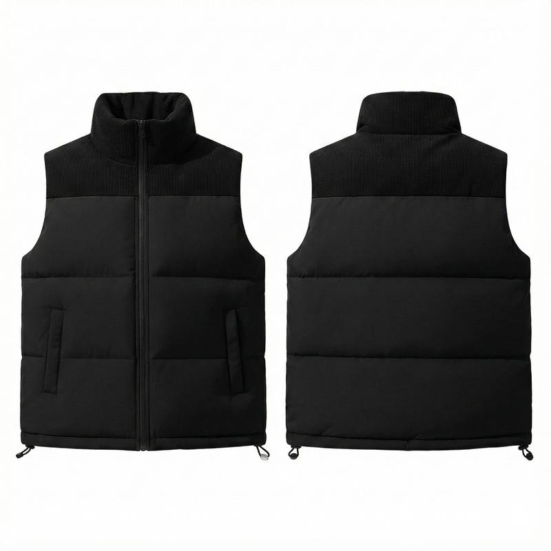 Women's Zip Up Puffer Vest with Pockets
