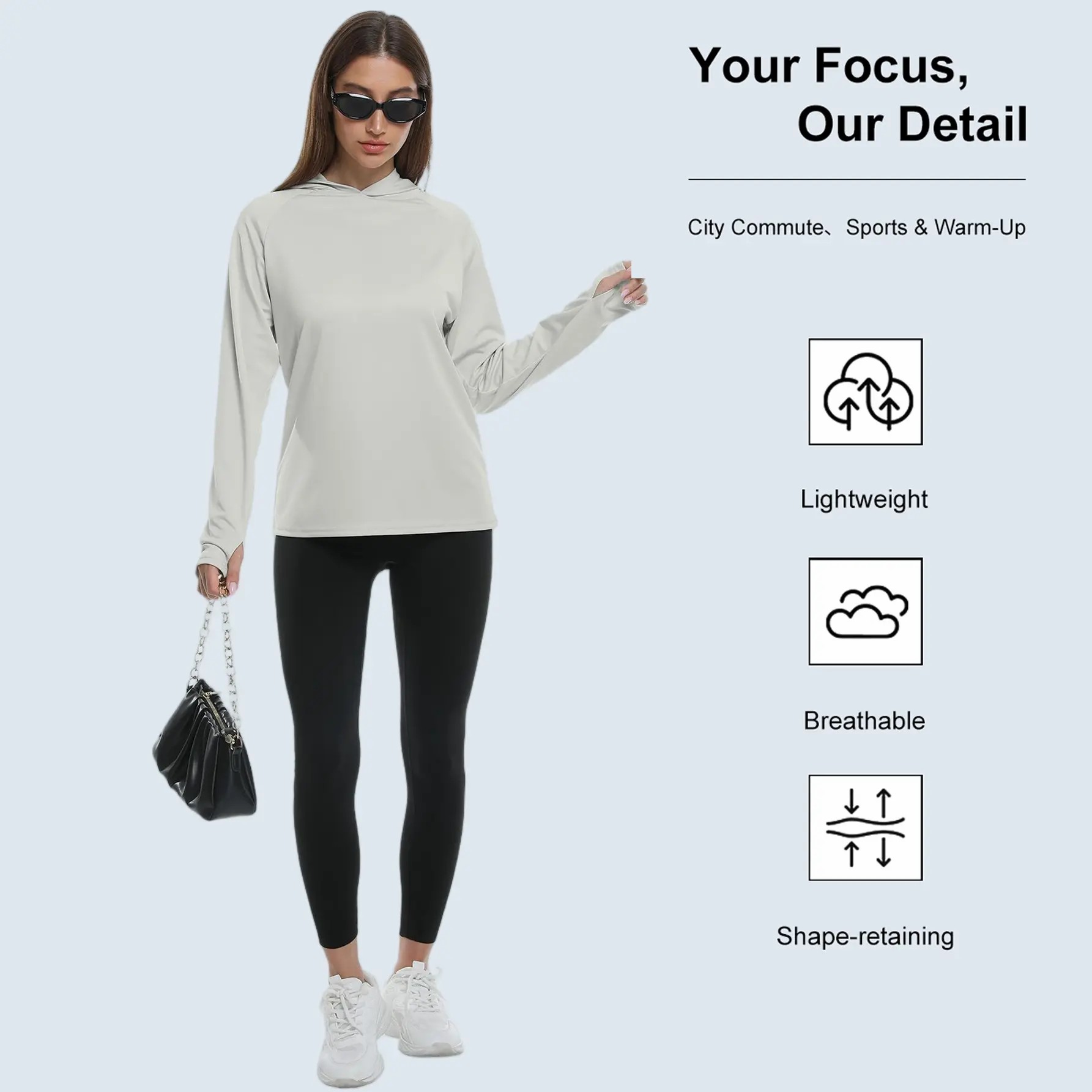 🏃 Women's 5-Pack Lightweight Workout Long Sleeve Tops