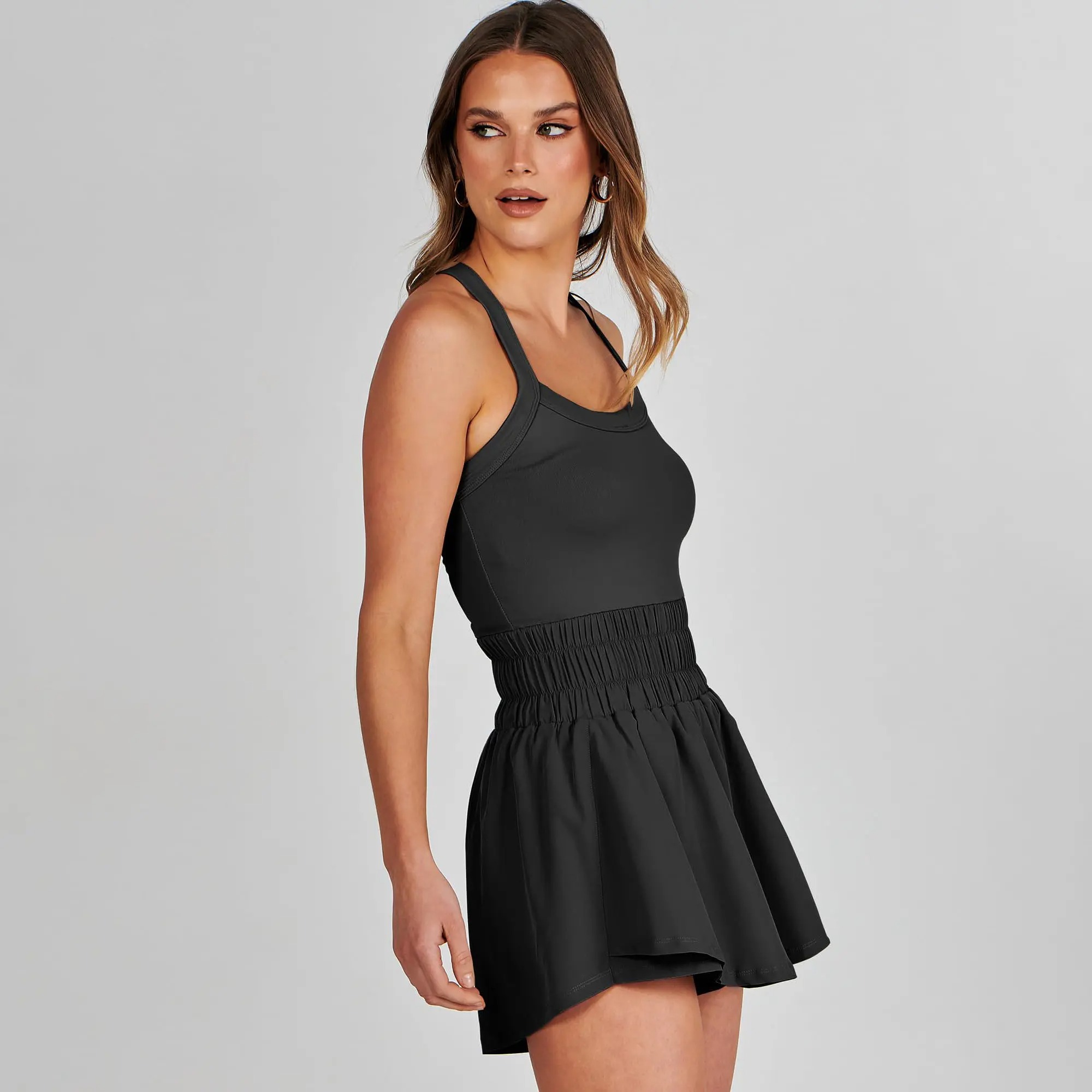 Women’s Athletic Skort Romper Dress