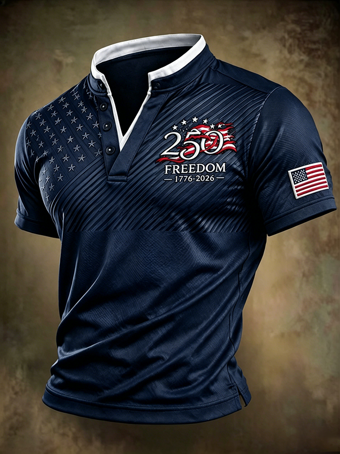 Men's 250th Anniversary of the United States Printed T-shirt