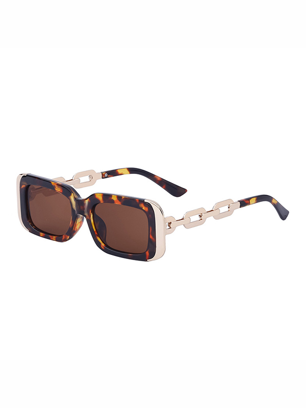 Geometric Sun-Protection Sunglasses Accessories