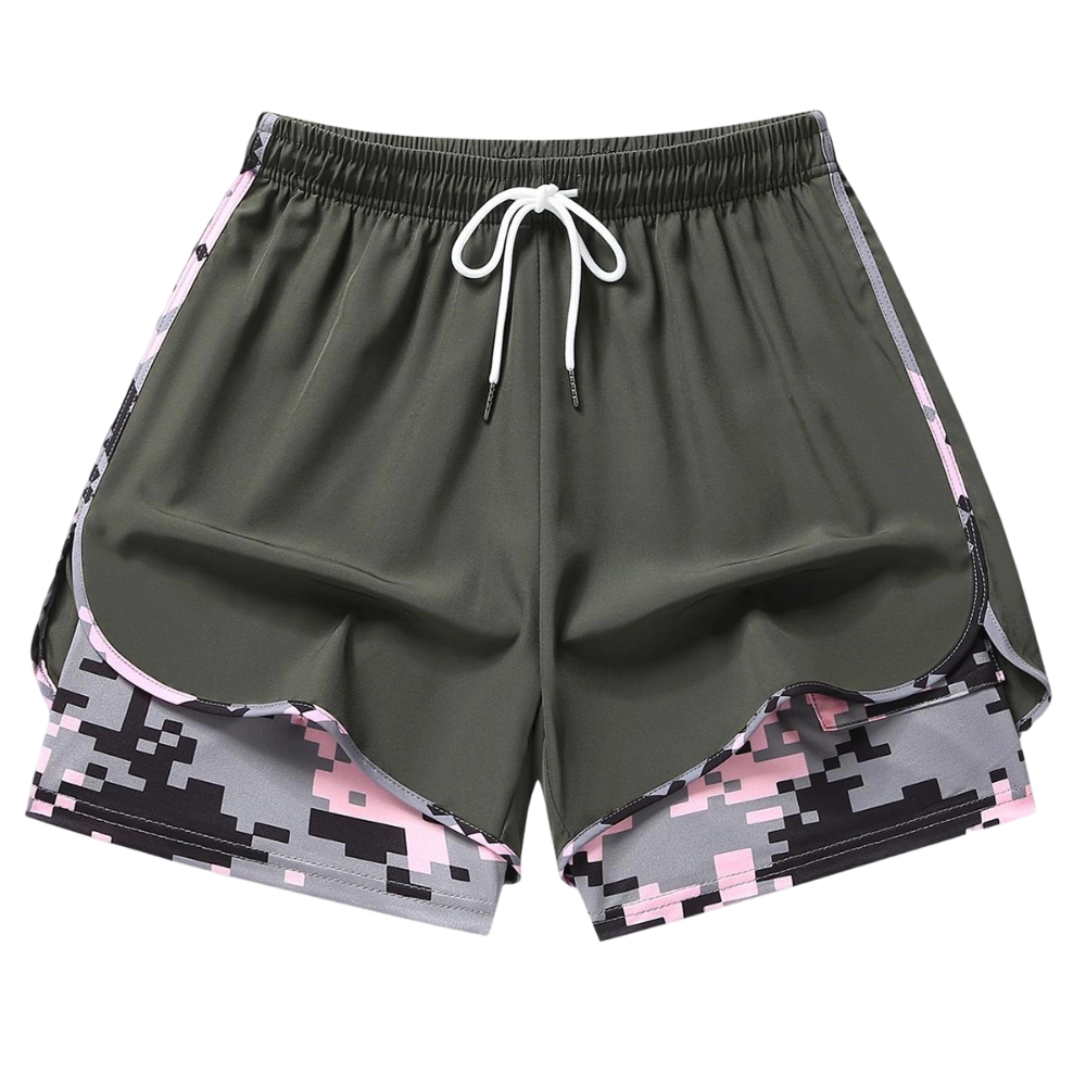 Women’s Casual Athletic Shorts With Built-In Liner