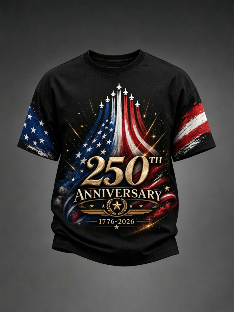 Men's America's 250th Anniversary Faith Print Shirt