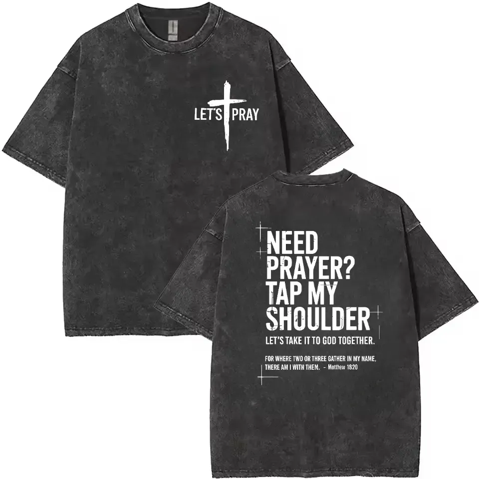 ⛪✝️ Easter 2026  Need Prayer Hoodie - Tap My Shoulder Let's Pray Christian Faith Top
