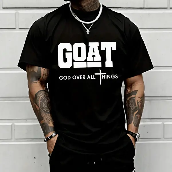 Men's Printed T-Shirt — 100% Pure Cotton, Loose-Fit, Streetwear Style, Short Sleeve