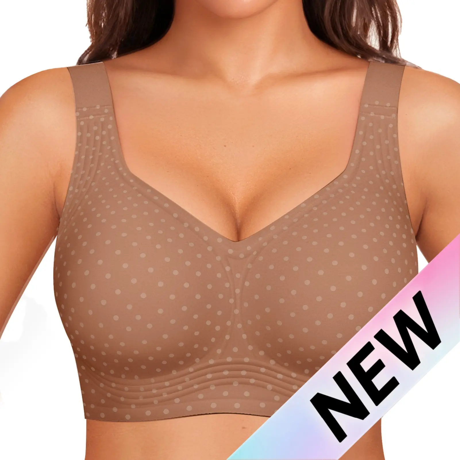 Women Wirefree Bras - Comfortable Wireless Padded Support
