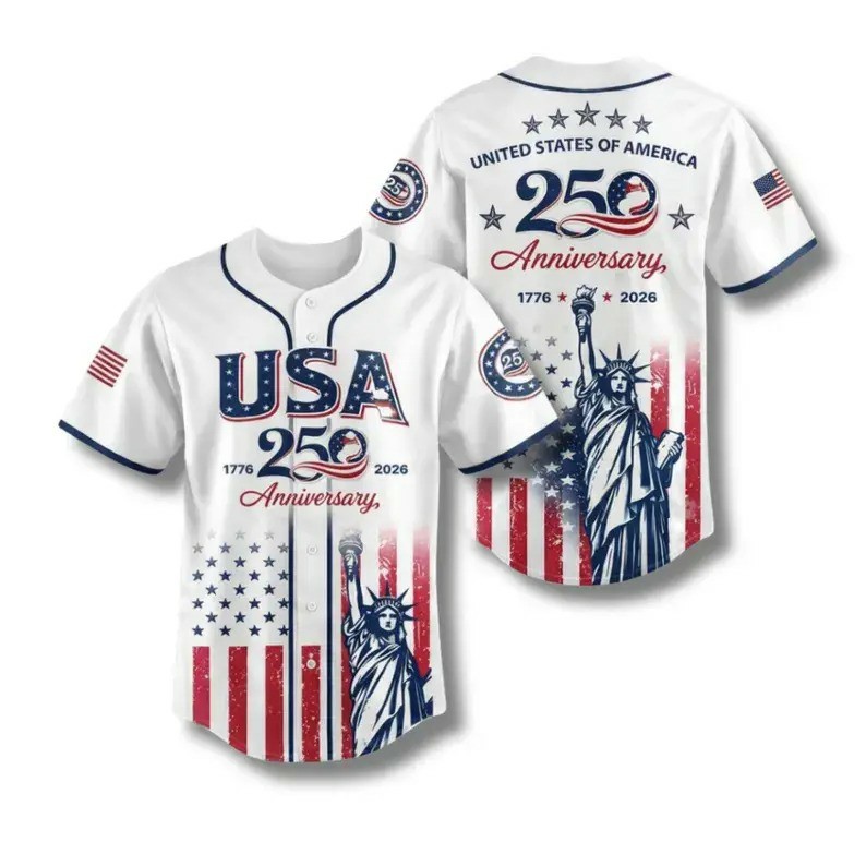 Unisex USA 250th Anniversary Baseball Jersey