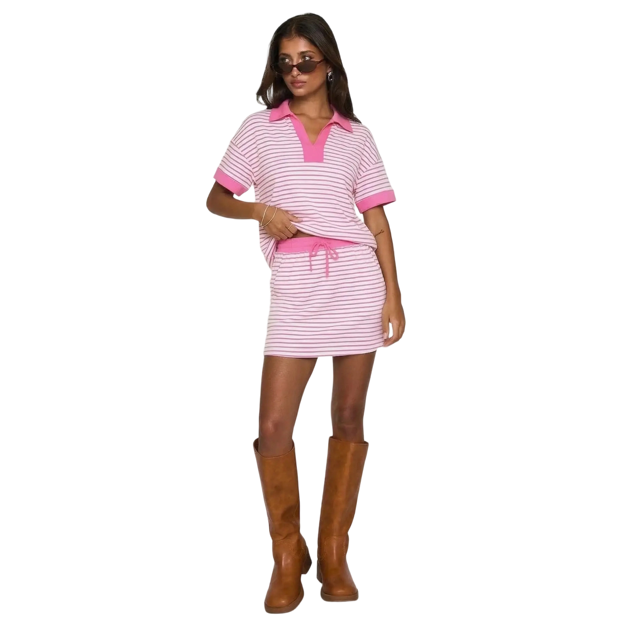 Women's 2-Piece Polo Skort Set