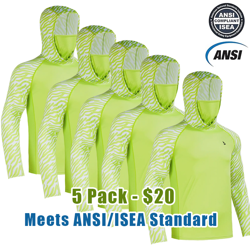 Men’s UPF 50+ Sun Protection Hoodie with UV Detection