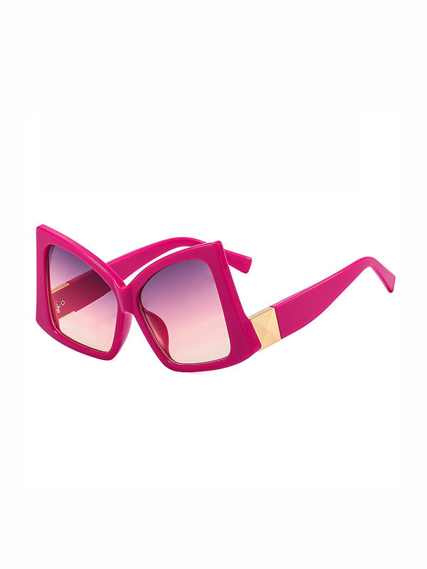 Geometric Sun-Protection Sunglasses Accessories