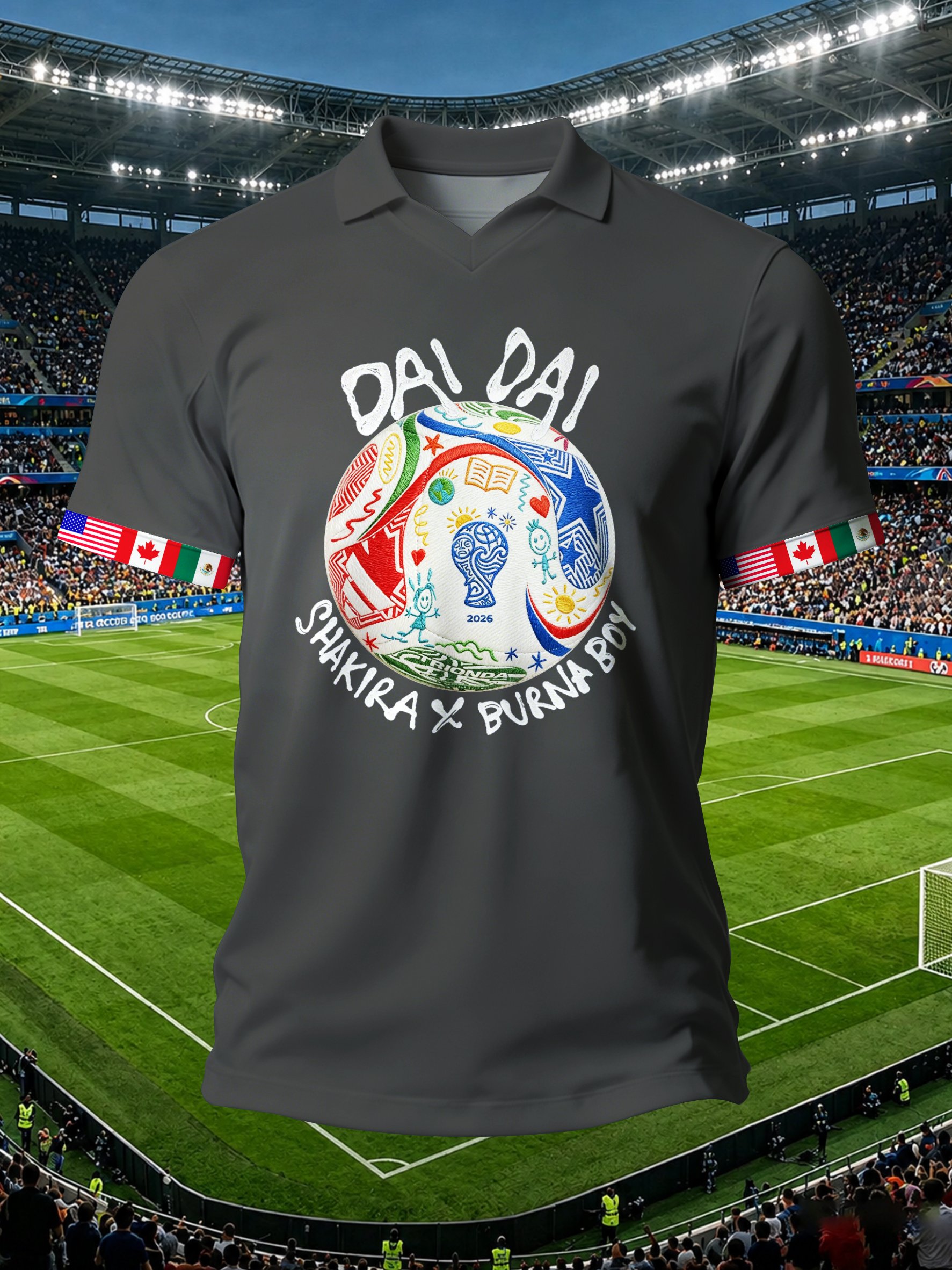 Men's Dai Dai Printed Casual T-shirt