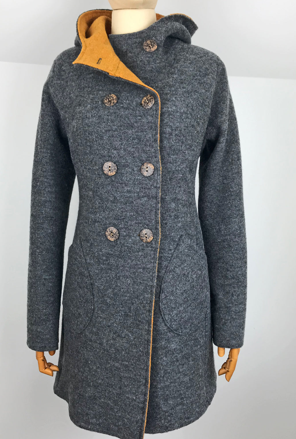 CHARCOAL CAR COAT