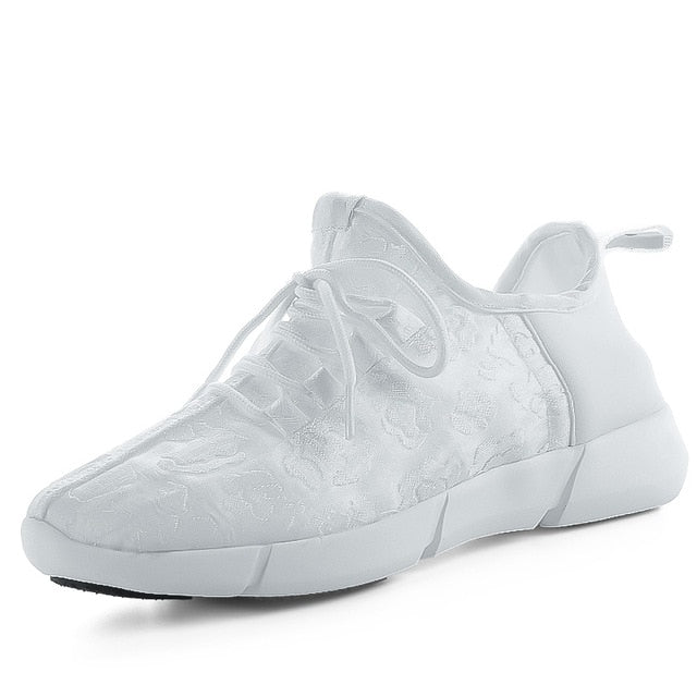 Summer Led Fiber Optic Shoes For Girls Boys