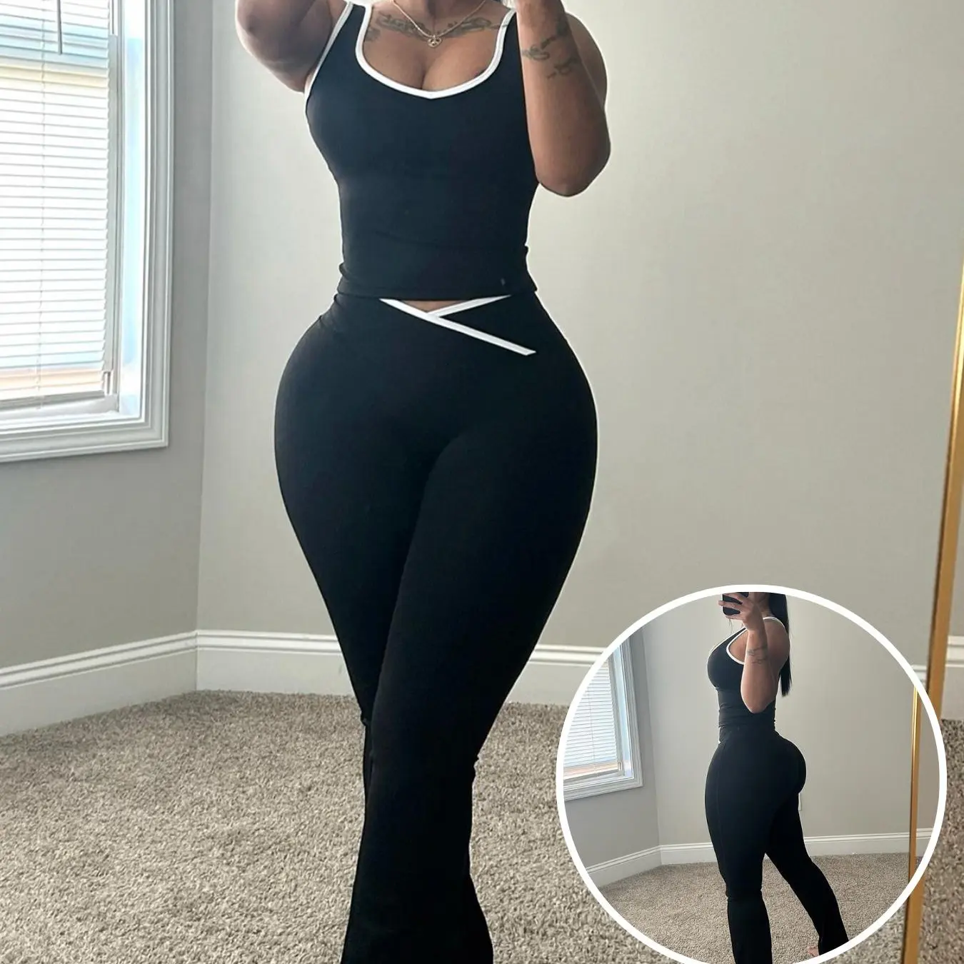 Women's Sleeveless Gym YogaOutfit
