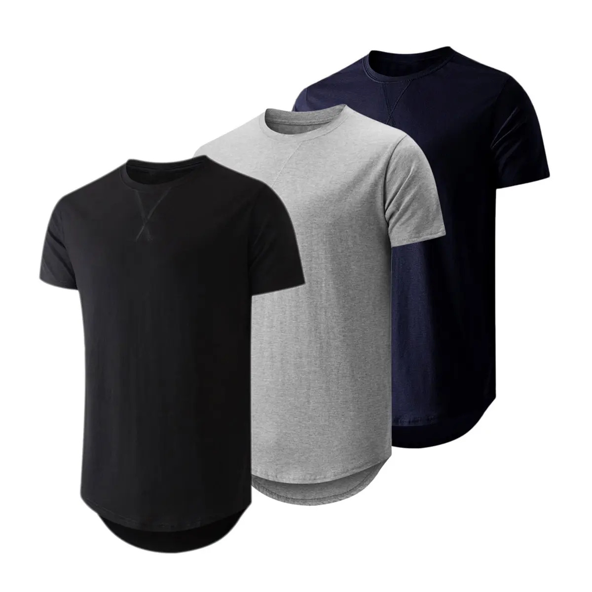 Men's Cotton Hipster Crewneck T-Shirts