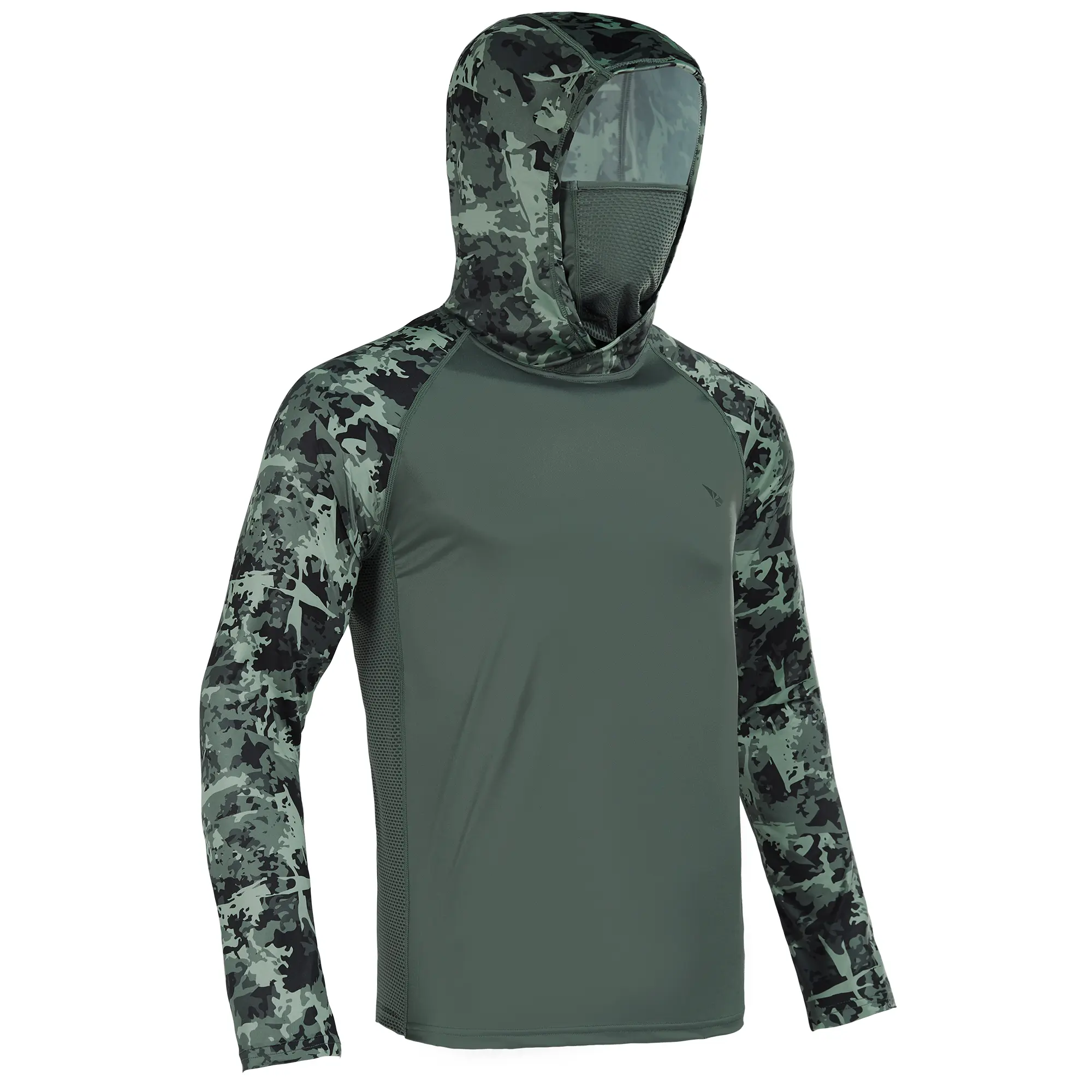 Men UPF 50+ UV Protection Long Sleeve Lightweight Quick Dry Moisture Wicking Breathable Athletic Activewear