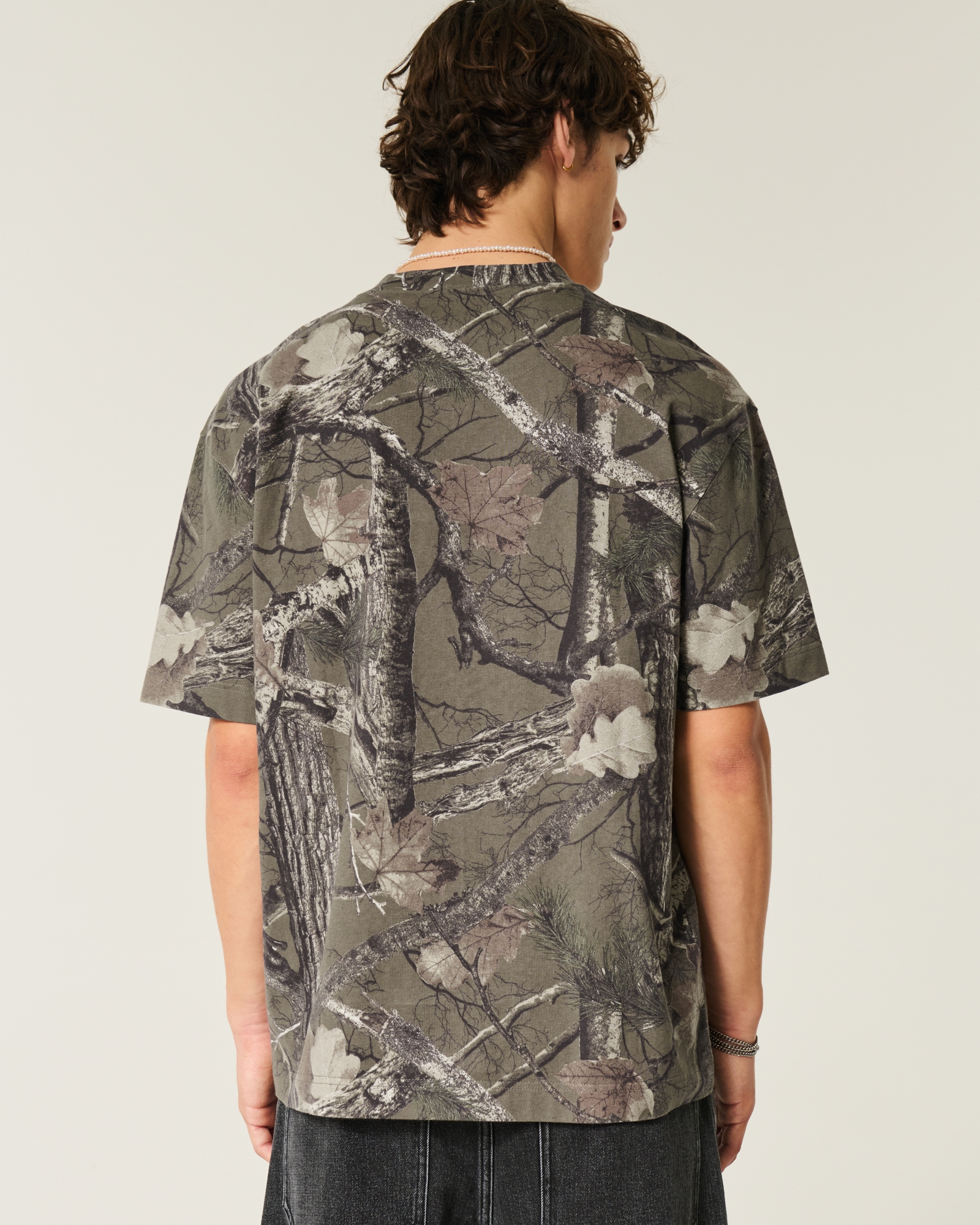 Boxy Heavyweight Washed Cotton Crew T-Shirt