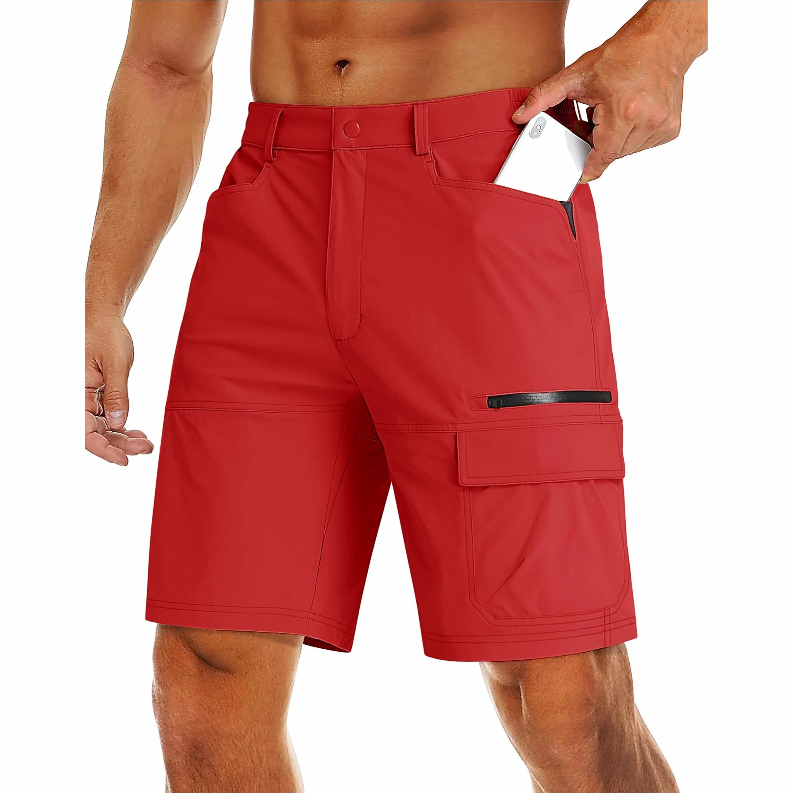 Men’s Quick-Dry Hiking Cargo Shorts – Lightweight Outdoor Utility Shorts