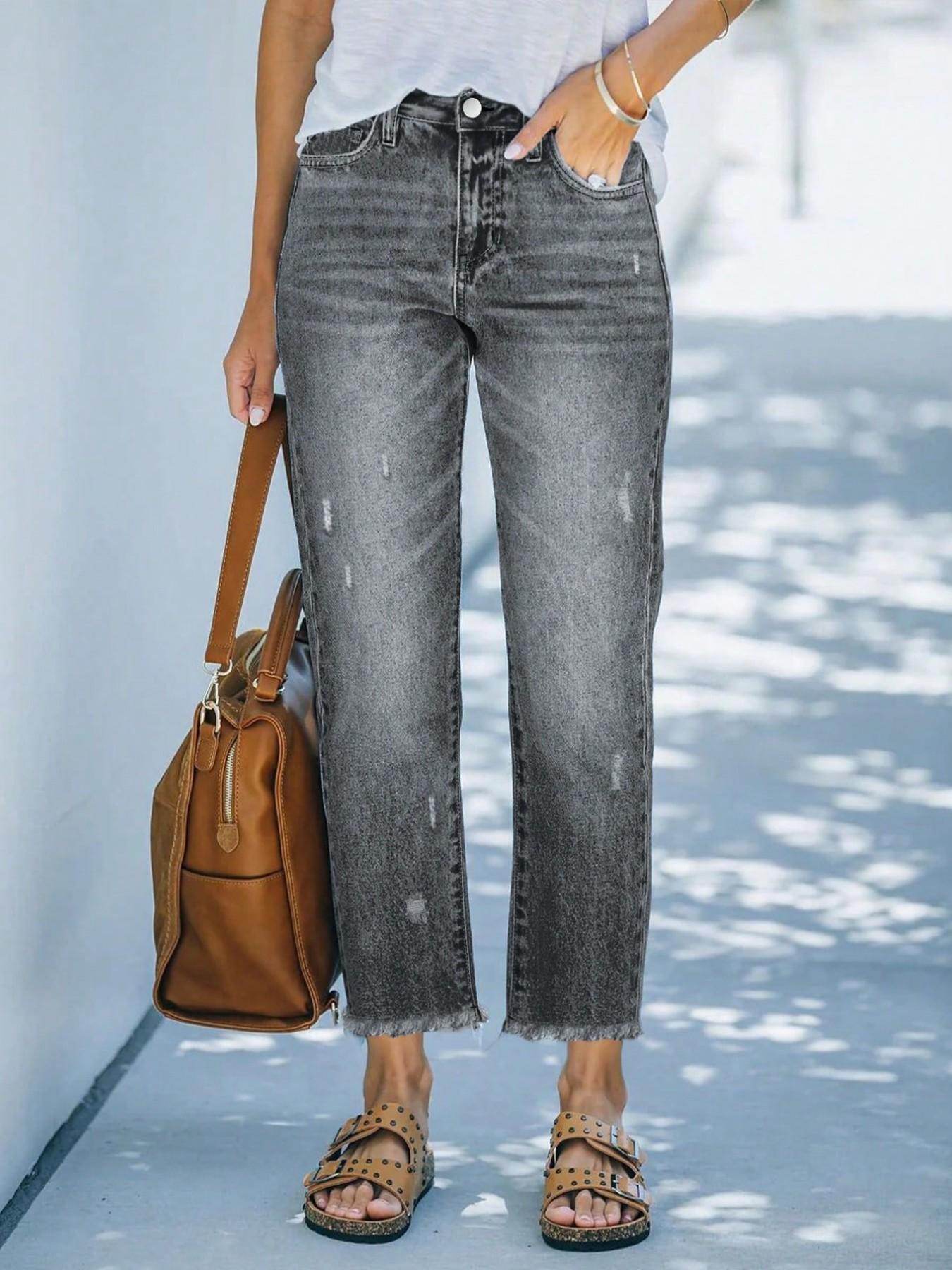 Women's Loose-Fit Straight-Leg Jeans — Casual & Versatile