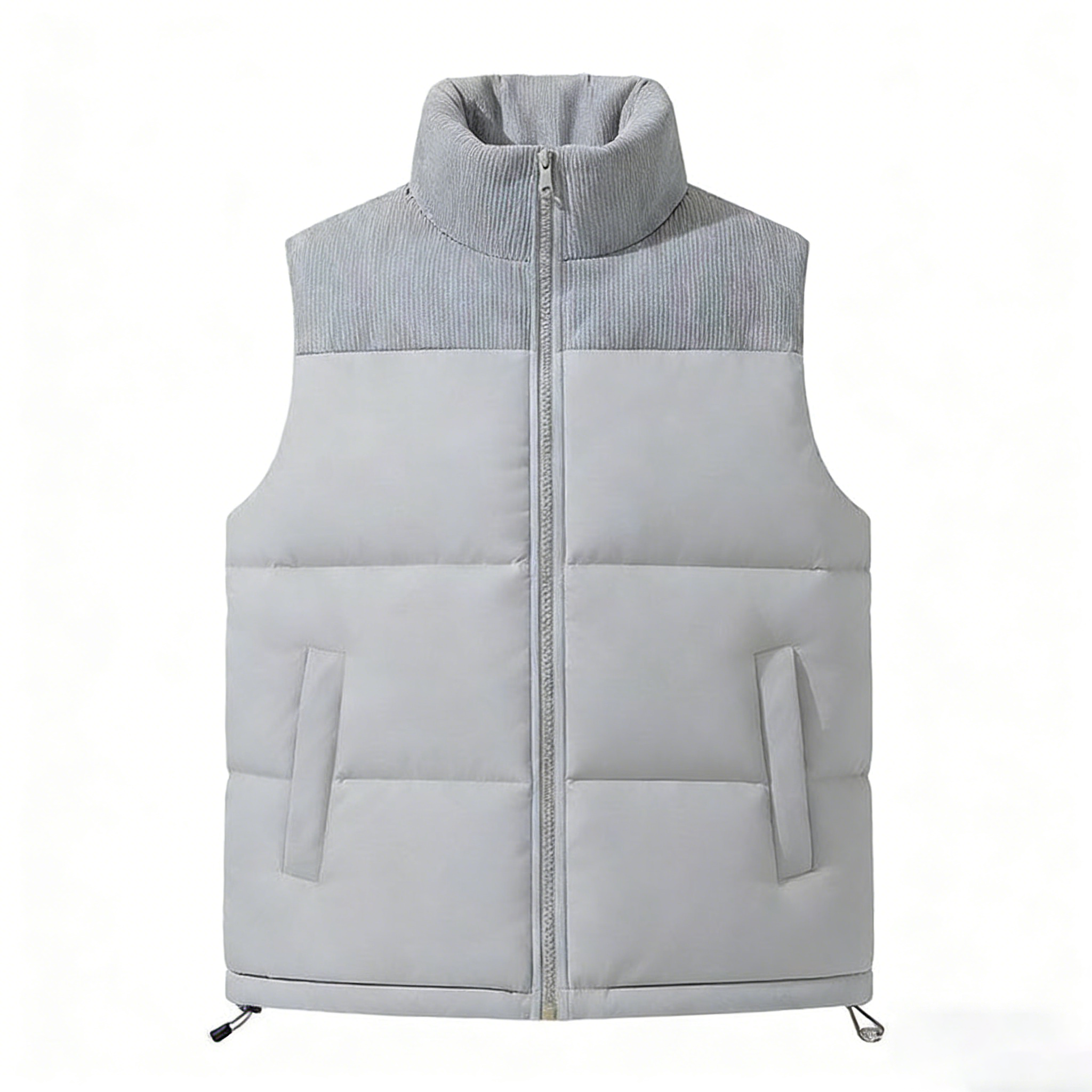 Women's Zip Up Puffer Vest with Pockets