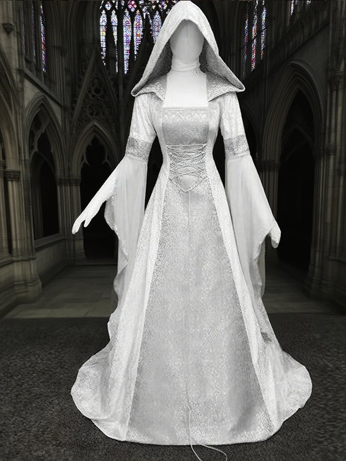 🔥HOT SALE🔥Women's Gothic Hooded Tunic Casual Dress