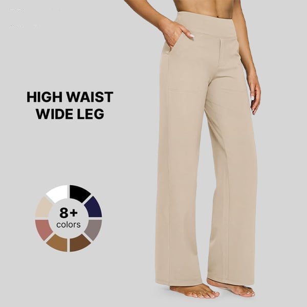 🏆Flash Sale⚡ 50K+ SOLD! Almost Gone-💥Loose High-Waist Business Casual Pants Yoga Pants