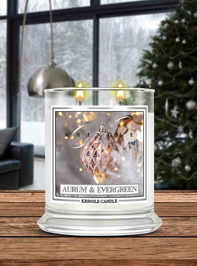 Aurum & Evergreen Medium Jar I Soy Candle