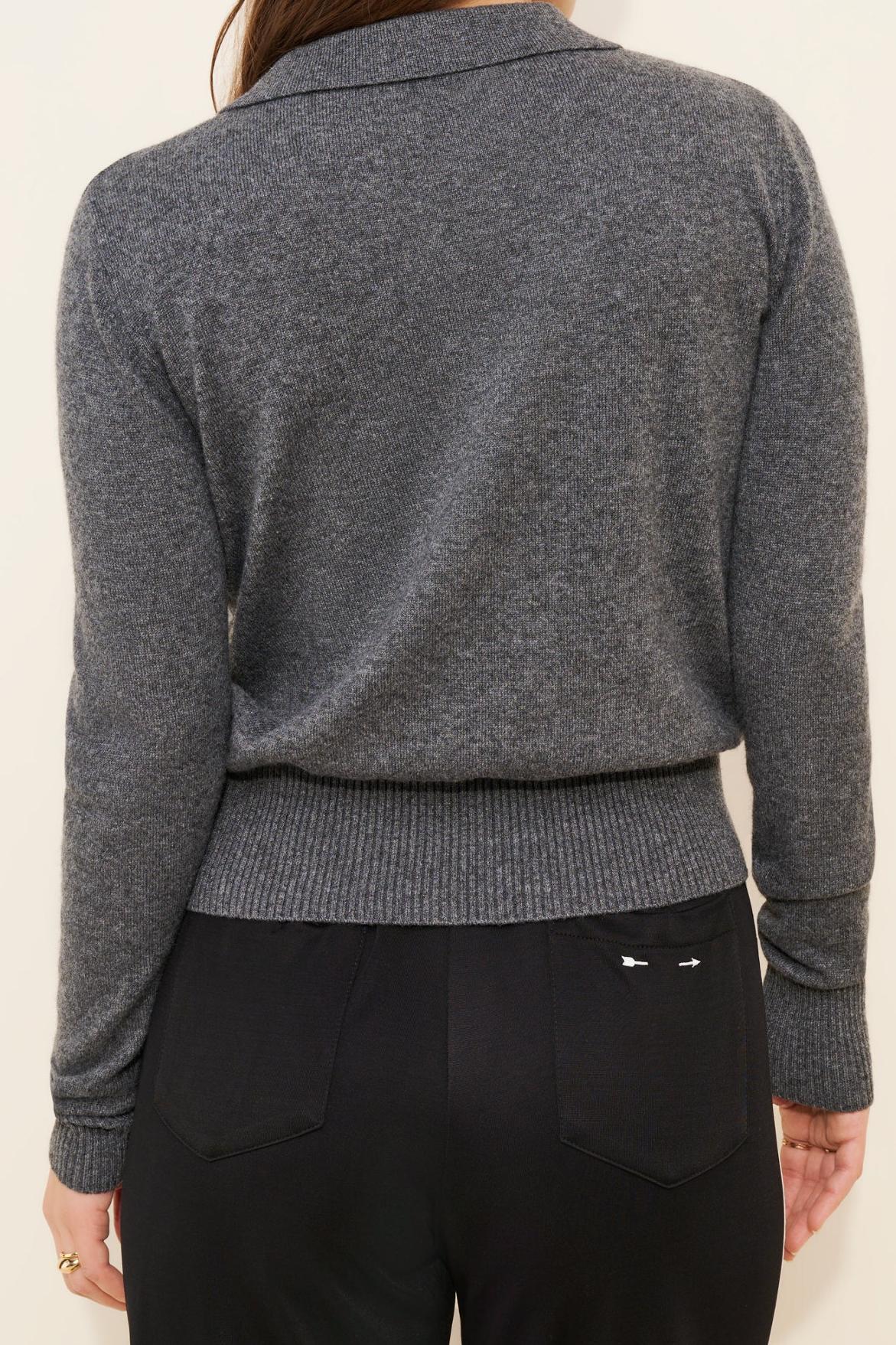Women's Cashmere Button Polo Sweaters