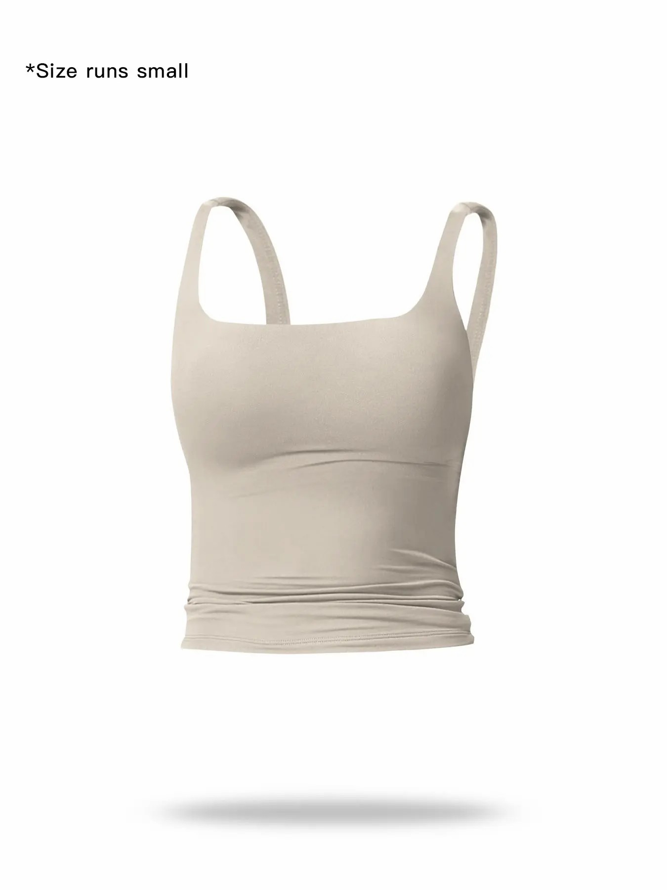 Women's Solid Color Sports Tank Top, Tight Sports Vest, Casual Comfy Breathable Sleeveless Sports Top