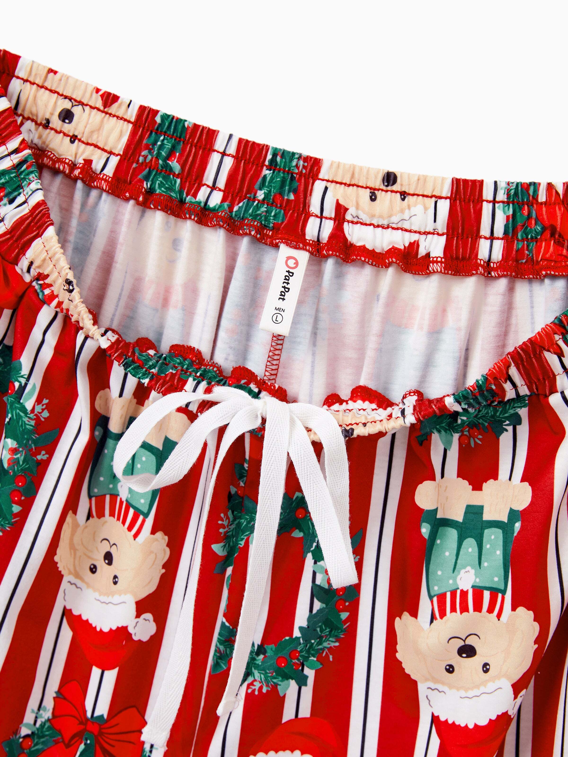 Christmas Matching Family Pajamas Set Christmas Doggy Print Red PJS Red