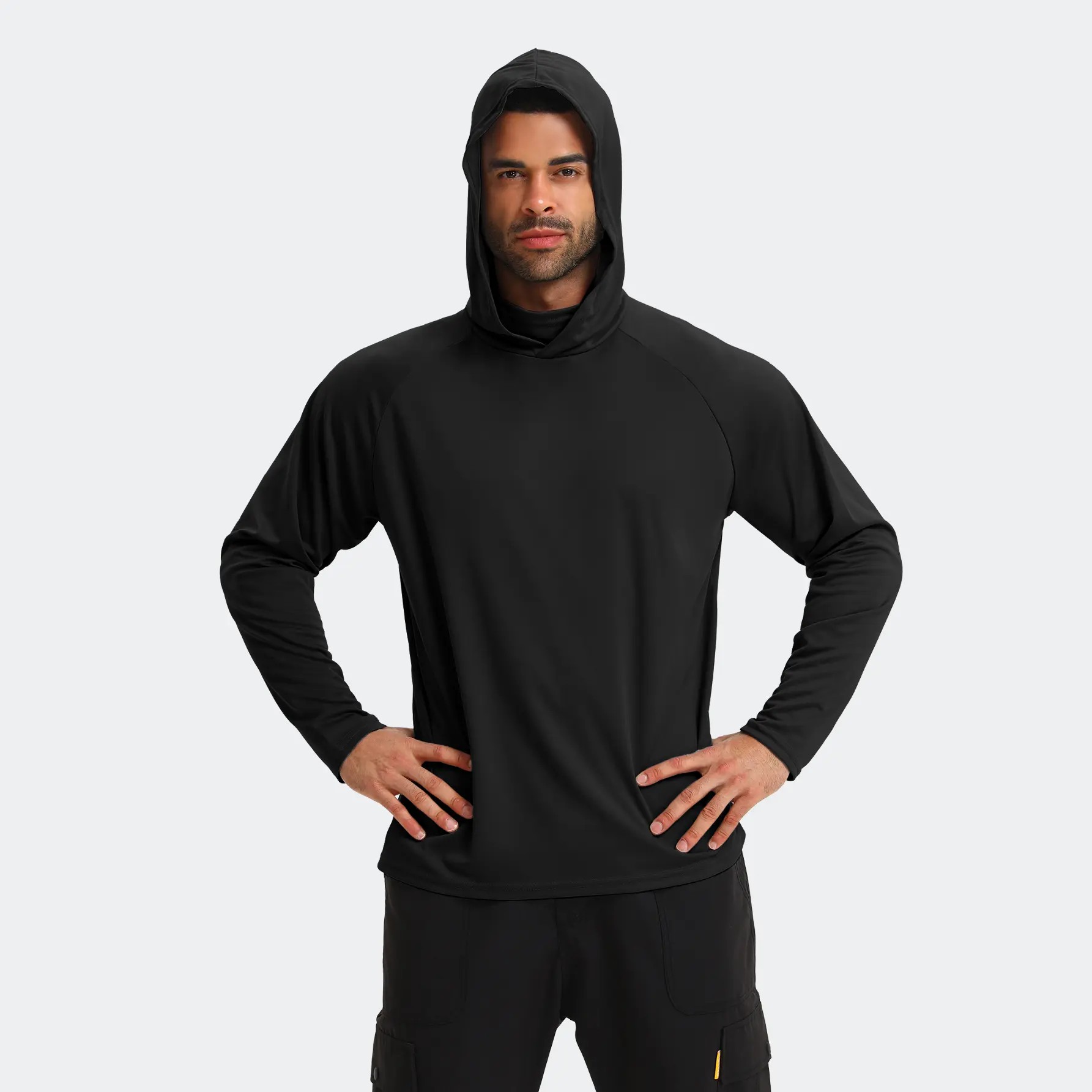Men's 6-Pack Performance Sun Hoodies with Face Cover – 6 for $22.99