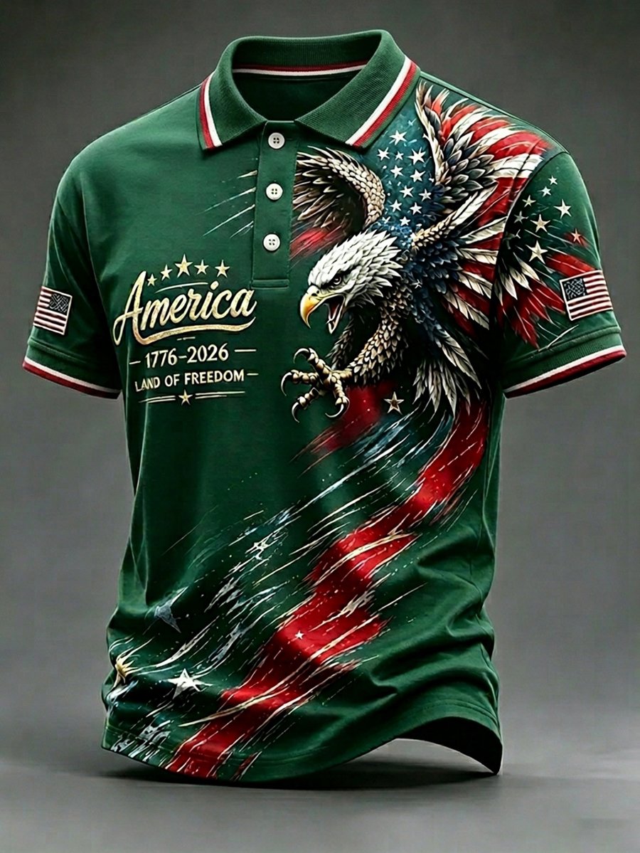 Men's U.S. 250th Anniversary Short-Sleeve Polo Shirt