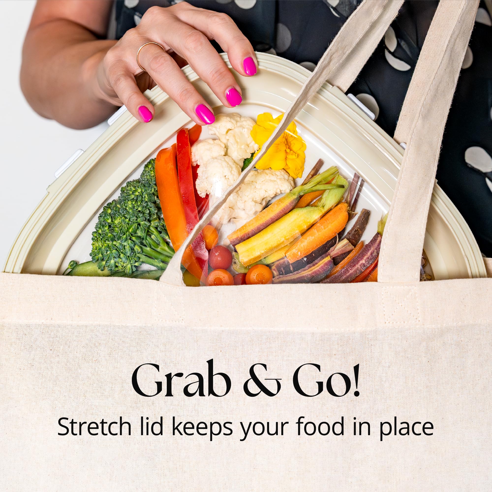 🎁Crudités | Portable Snack Tray | Square 8-Pack