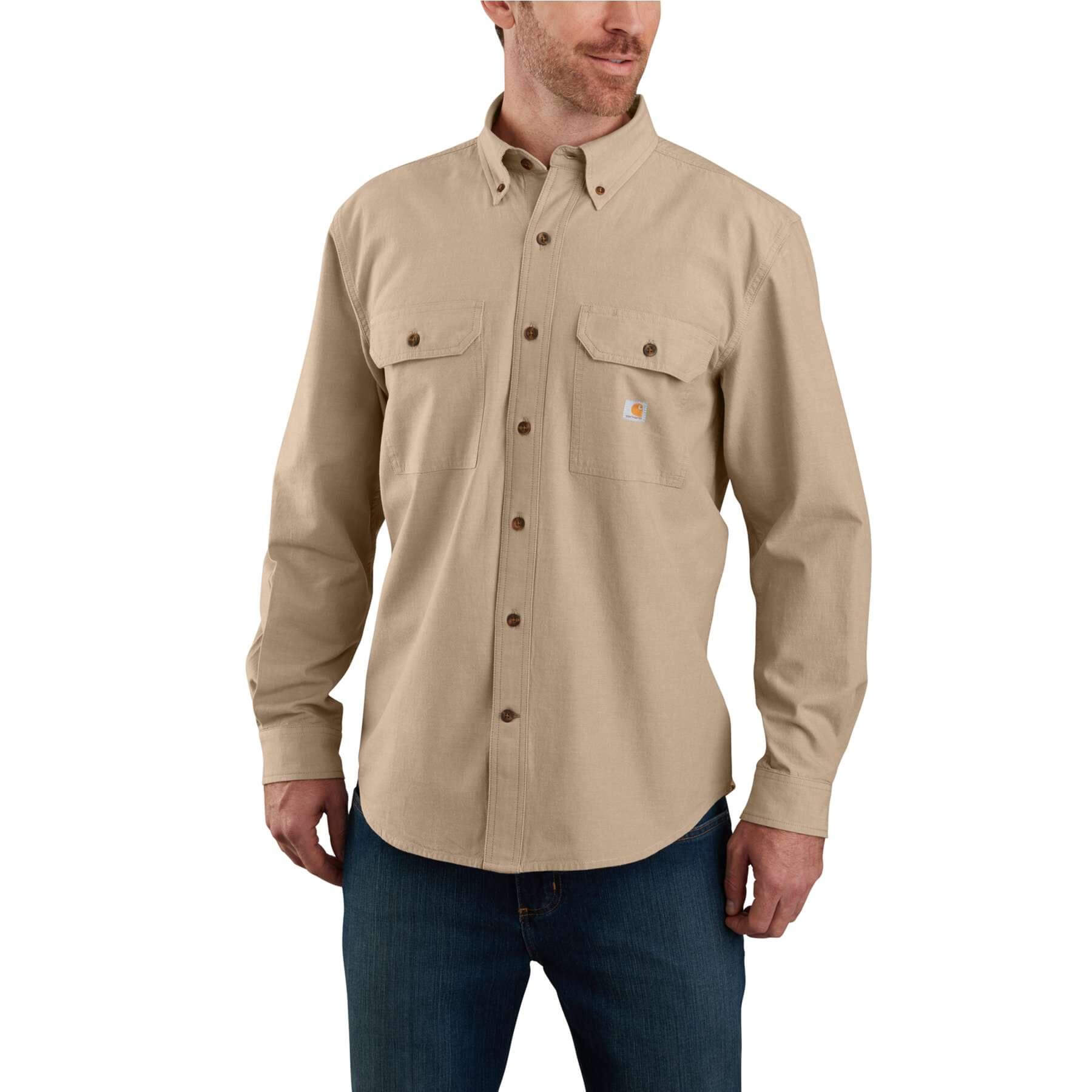 CHT Loose Fit Midweight Chambray Long-Sleeve Shirt 104368