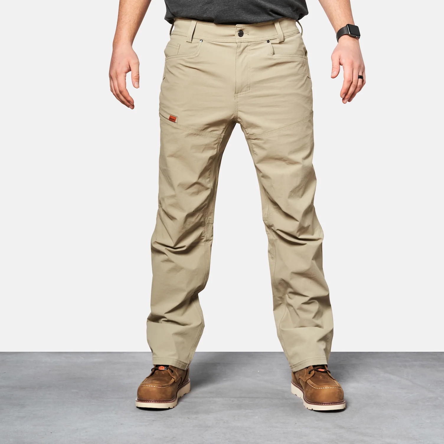 Men’s Performance Tech Work Pants – Stretch Utility Workwear Trousers